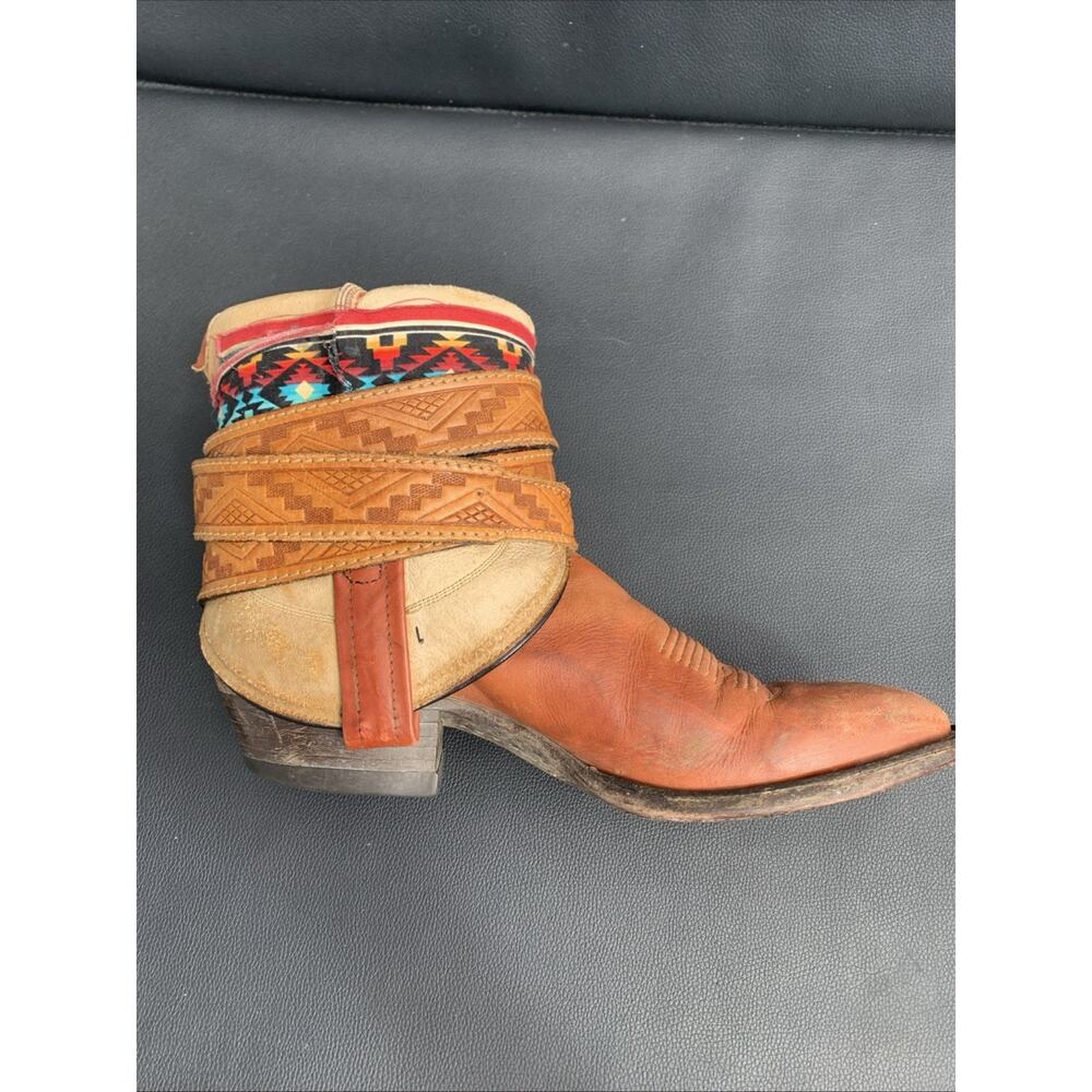 Tony Lama Western Cowboy Boots Womens Sz 9 - Picture 6 of 10